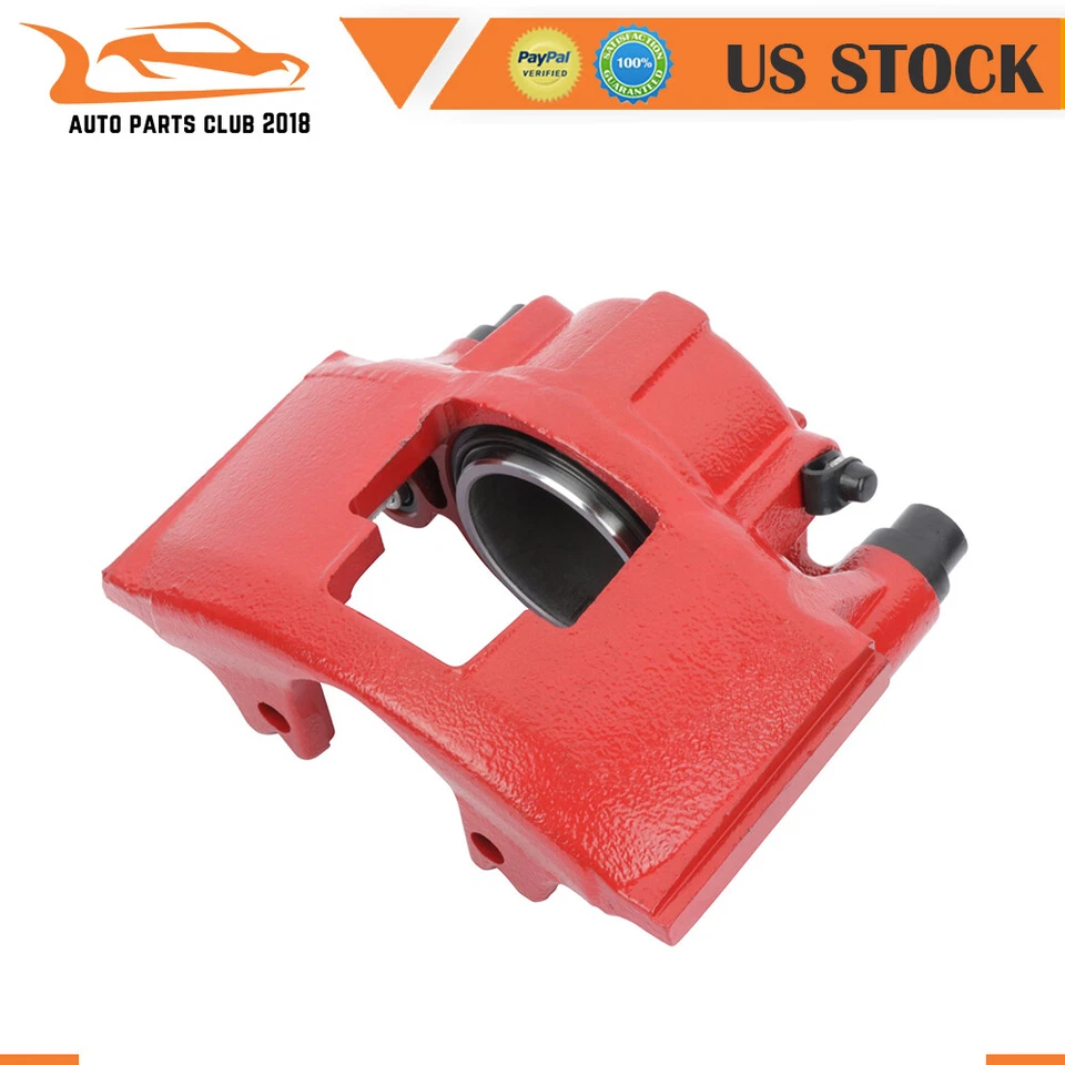 Pinzas de freno derecho rojas para GMC C1500 Suburban C2500 K1500 K2500 Safari delanteras Foto 2 de 4