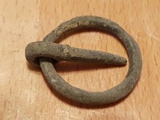 Rare complete 12/13 hundreds bronze annular brooch Please read description L158n