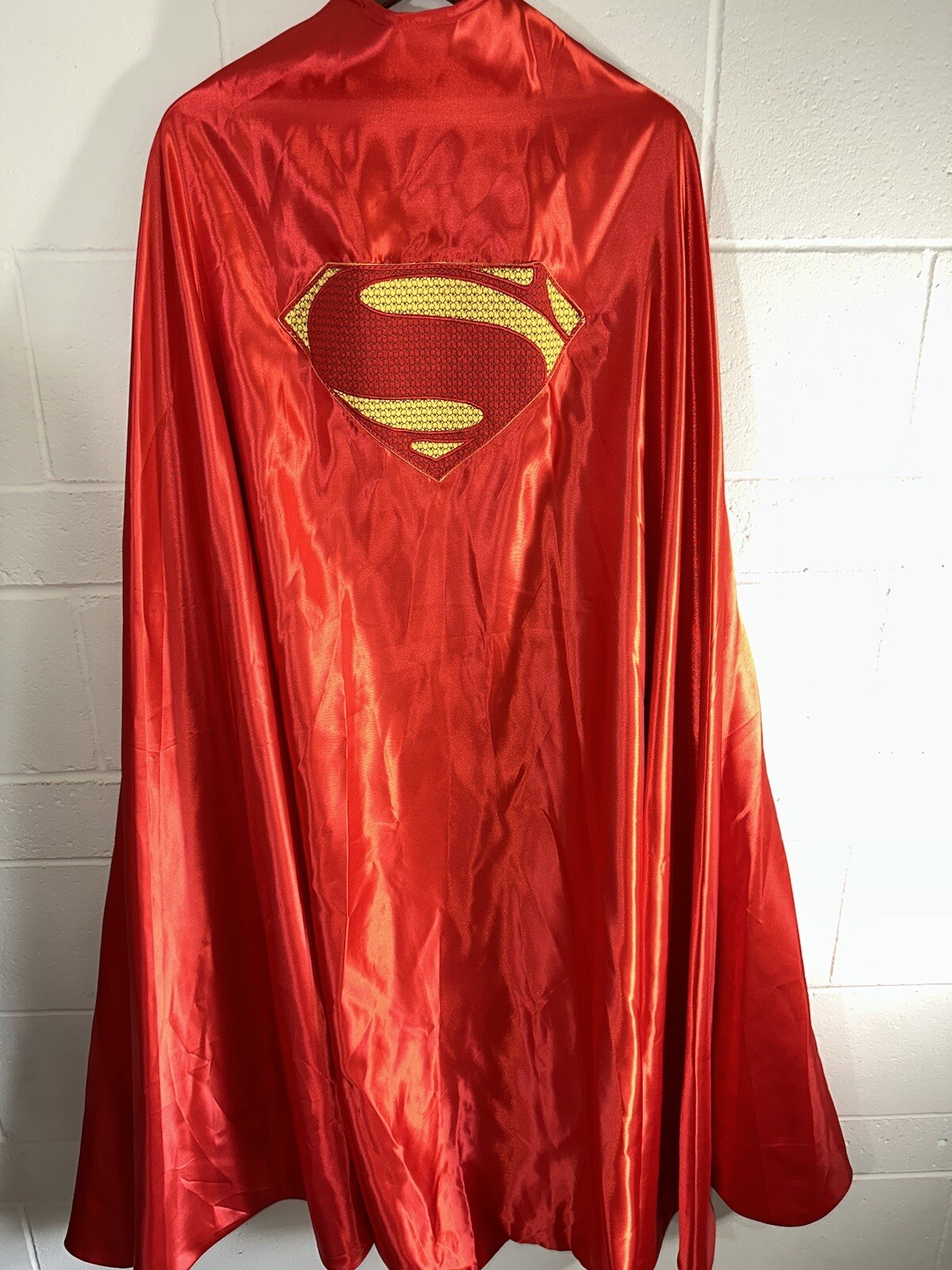Superman Deluxe Embroidered Cape Man of Steel Hallowe… Gem