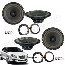 Kit 4 Casse Altoparlanti Doppio Cono Anteriori Posteriori per Lancia Delta
