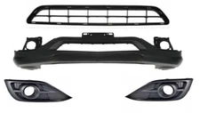 Front Lower Bumper Cover + Grill Fits For Honda CR-V EURO Version 2012 - 2014