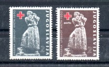TIMBRES - YOUGOSLAVIE - YUGOSLAVIA - 1960 - CROIX ROUGE - RED CROSS -