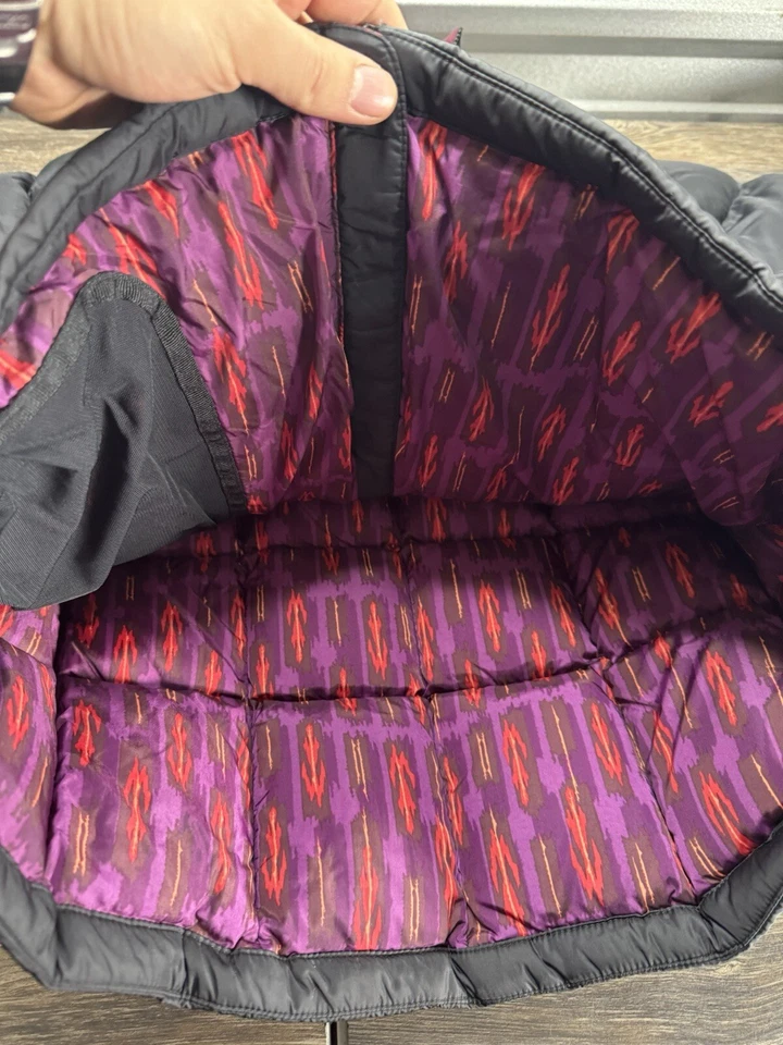 Chaqueta de plumón Isis para mujer negra talla 10 3 bolsillos con cremallera plumón de ganso Foto 2 de 4