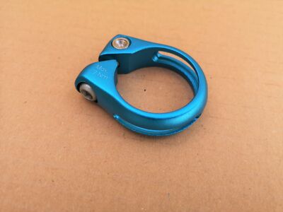 Promax SL Sattelklemme / Sattelklemmschelle, 34,9 mm, blau