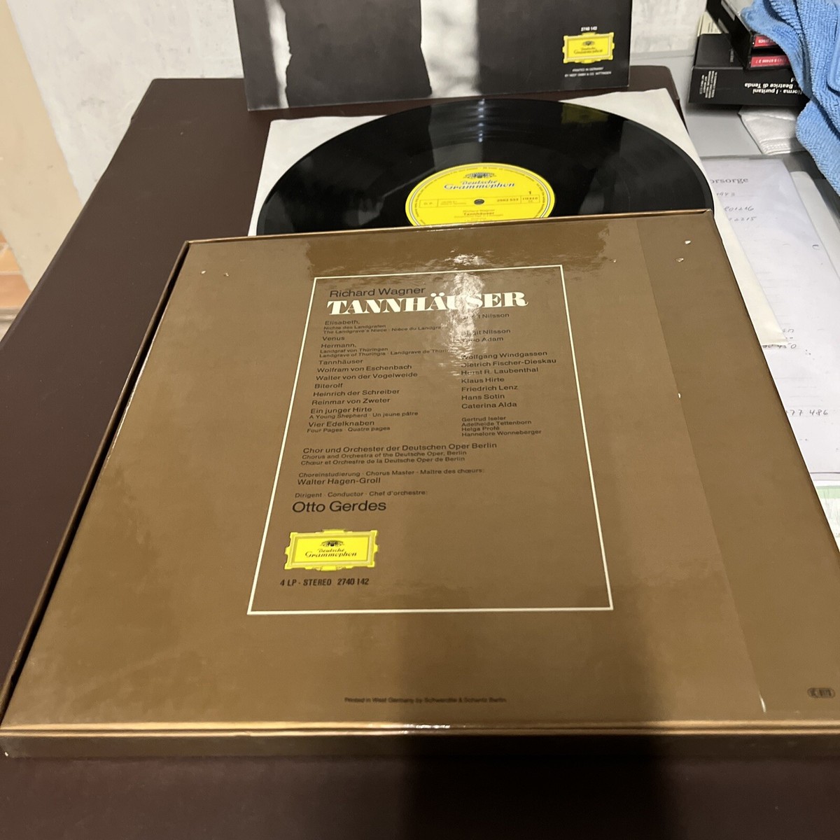 WAGNER TANNHÄUSER 4 LP BOX OTTO GERDES B962 | eBay