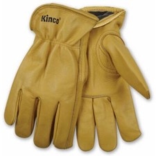 Kinco 98RL-M Men's Lined Cowhide Gloves Heat Keep Lining, Keystone Thumb, Medium