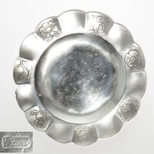 SANBORNS MEXICO Sterling Silver 50g Trinket Dish Scalloped 4-inch Small trinket