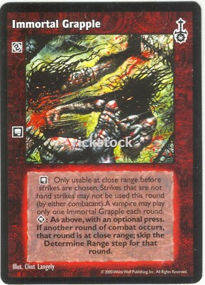 Immortal Grapple x1 SW Jyhad VTES PKP