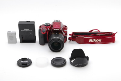 Nikon D3400 レッド Amazon.com : Nikon D3400 w/ AF-P DX NIKKOR 18-55mm f/3.5-5.6G VR