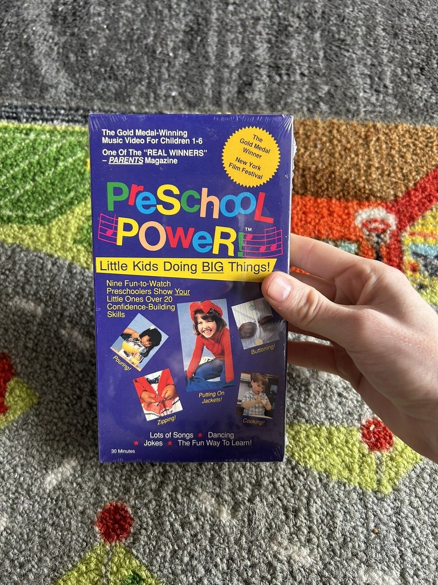 Preschool Power VHS 1990 Rare OOP Vintage Brand New Sealed