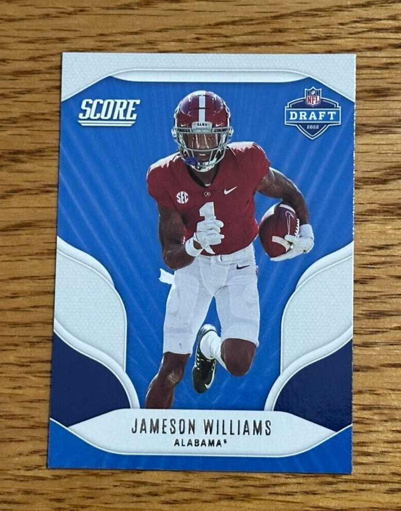 JAMESON WILLIAMS 2022 Panini Score #D9 NFL Draft Rookie RC