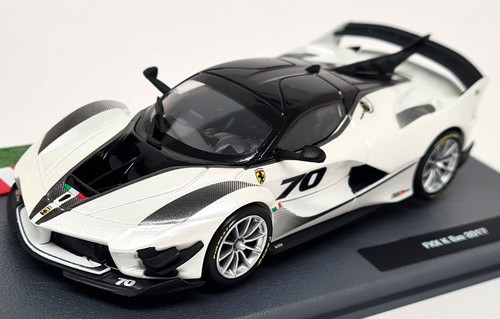 Altaya 1/43 - Modellino auto da corsa Ferrari FXX K Evo 2017 bianco pressofuso scala - Foto 3 di 5