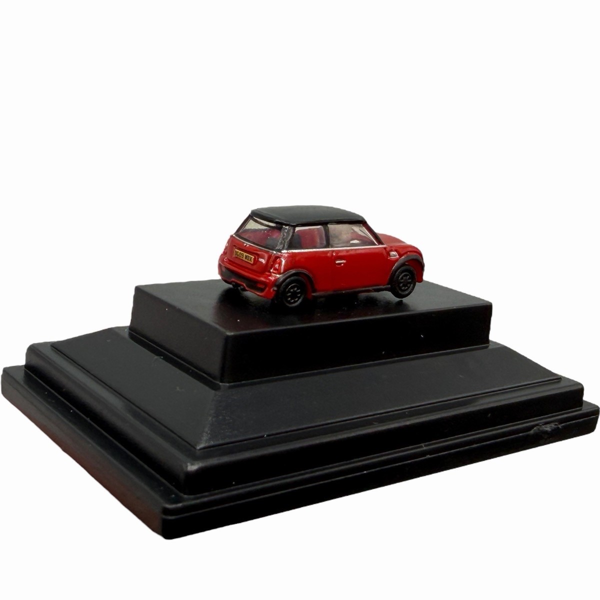 MINI Cooper S Diecast car Chili Red with Black Roof 1:148 N Scale
