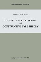 Giovanni Sommaruga | History And Philosophy Of Constructive Type Theory | Buch