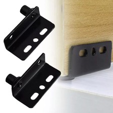NEW 2 X Pivot Hinges Black Heavy Duty Concealed-Shaft Door-Hinges With Bushing