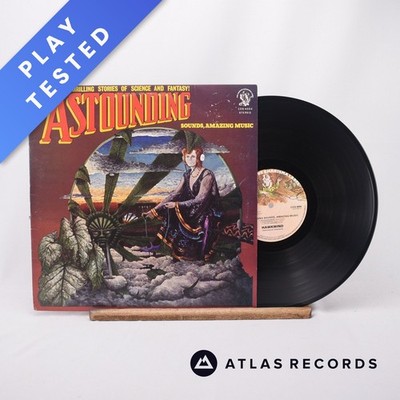 Hawkwind Astounding Sounds, Amazing Music LP Album Vinyl Record - VG+/VG+