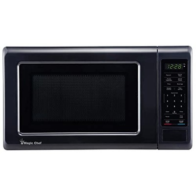Magic Chef MC77MB 0.7 Cu Ft Countertop Microwave - Black