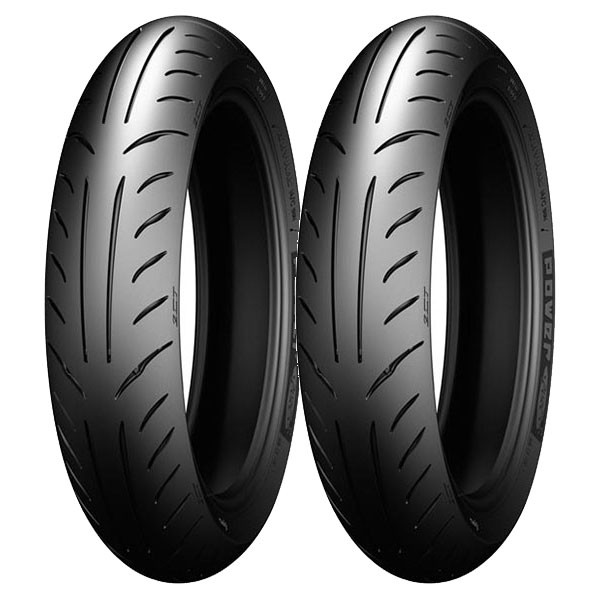 TYRE PAIR MICHELIN 120/70-13 53P + 120/70-12 58P POWER PURE SC