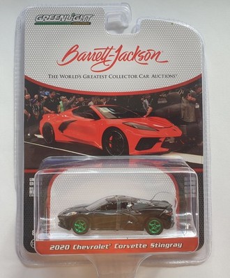 2020 Chevrolet Corvette Stingray  GREEN MACHINE* Greenlight Barrett Jackson 1:64