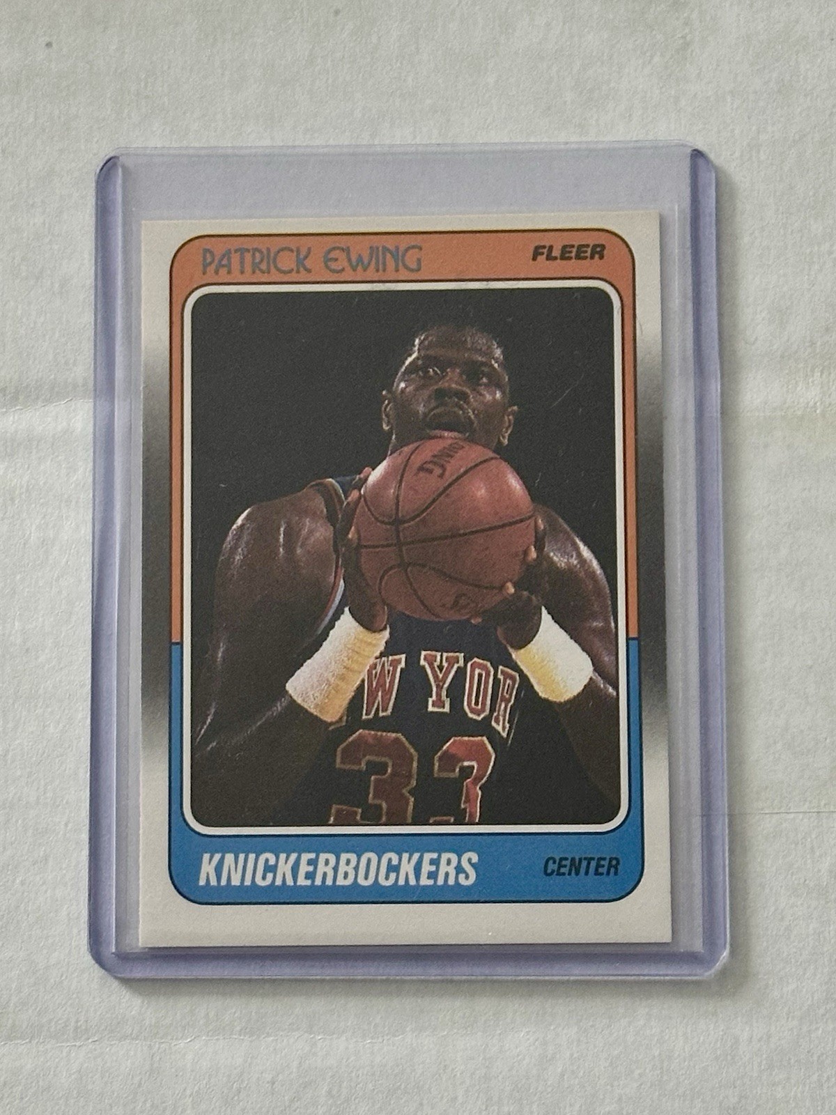 1988-89 Fleer Patrick Ewing #80