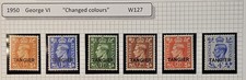 Morocco Agencies - Tangier   George VI   1950   'Low values'   Mint MNH