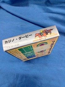 Yonezawa Casino Derby Famicom NES Game YZW-KD Model Software