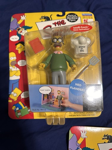 Simpsons Action Figures Playmates World of Springfield New Sealed Toy Lot Of 6 - Picture 2 of 13