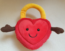 JELLYCAT RED HEART AMUSEABLES PLUSH VAL TINA LOVE LOCK