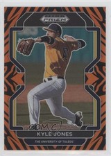 2022 Panini Prizm Draft Picks Tiger Stripes Prizm 14/99 Kyle Jones #PDP204 nd3