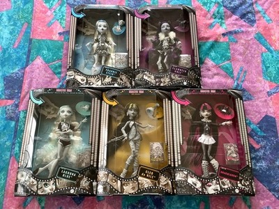 MONSTER HIGH Reel Drama DRACULAURA Lagoona Clawdeen Frankie Cleo Full Set Of 5