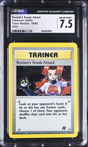 Rocket's Sneak Attack (Unlimited) graded CGC 7.5 for sale on eBay