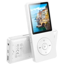 AGPTEK A02PLT 64GB Bluetooth MP3 Player with Speaker  FM Radio Voice Recorder