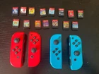 15 Nintendo Switch Game Lot & Two OEM Joycon Sets Mario Kart 8 Pokemon Luigi