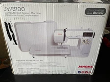 Janome JW8100 Computerized 100 Stitch Sewing Machine