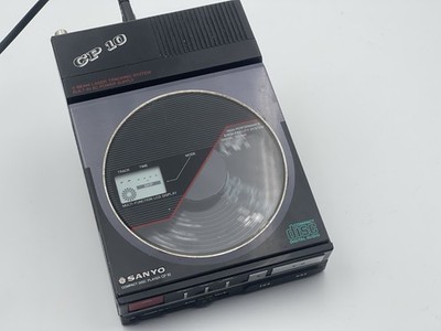 Sanyo CP10 CD Player Portable Portable Vintage Hifi Japan 1986. top