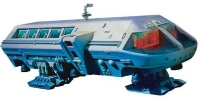 Moebius Models 2001-1 1:55 The Moon Bus Lunar Transfort Vehicles