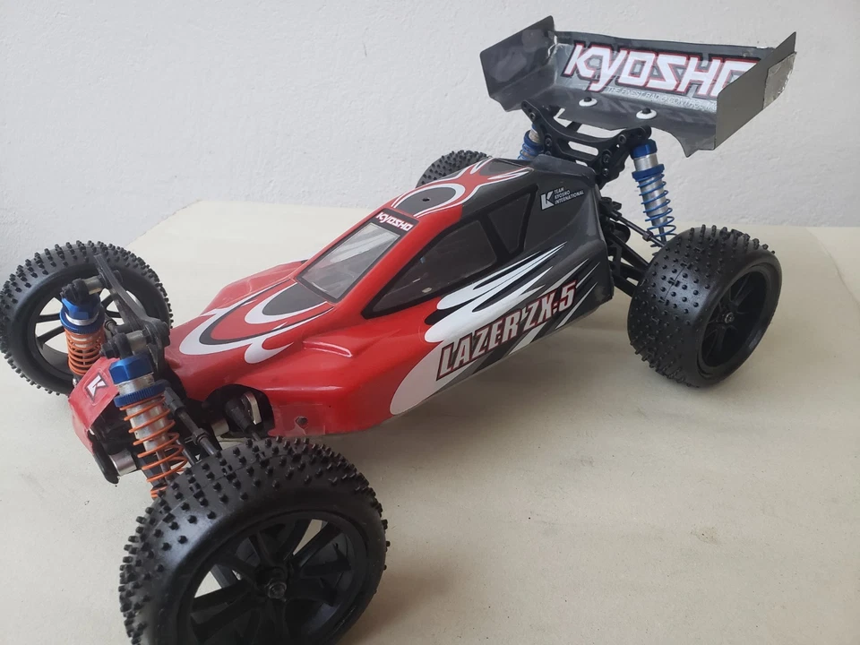 voiture kyosho buggy rc électrique 1/10 lazer zx - Photo 3/4
