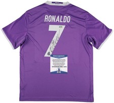 Cristiano Ronaldo Signed 2016-17 Real Madrid Away Jersey- COA Beckett