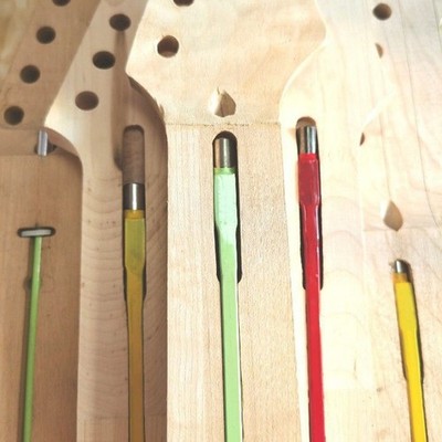 Gear & Builder Gitarre Truss Rod Dual Acting grün Zwei-Wege mit Schraubenschlü