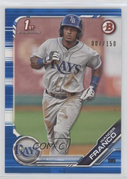 2019 Bowman Prospects Blue 7/150 Wander Franco #BP-100 o8g