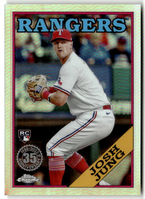 2023 Topps Chrome MLB No. 88CU-16 Josh Jung Rookie Refractor