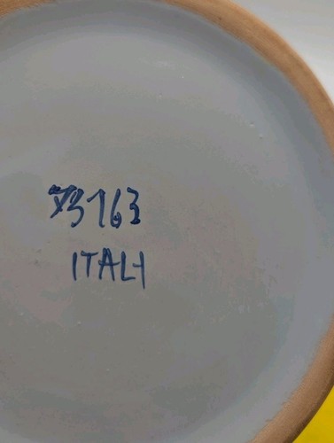 Bidone Garofano Ceramica Garofano Blu 7,5" Barattolo Coperchio 73163 Vintage Italia - Foto 7 di 15
