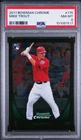 2011 Bowman Chrome Mike Trout RC Rookie #175 Angels PSA 8