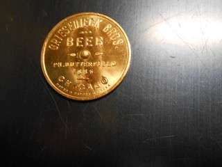 Griesedieck Bros Beer vintage You Pay spinner token