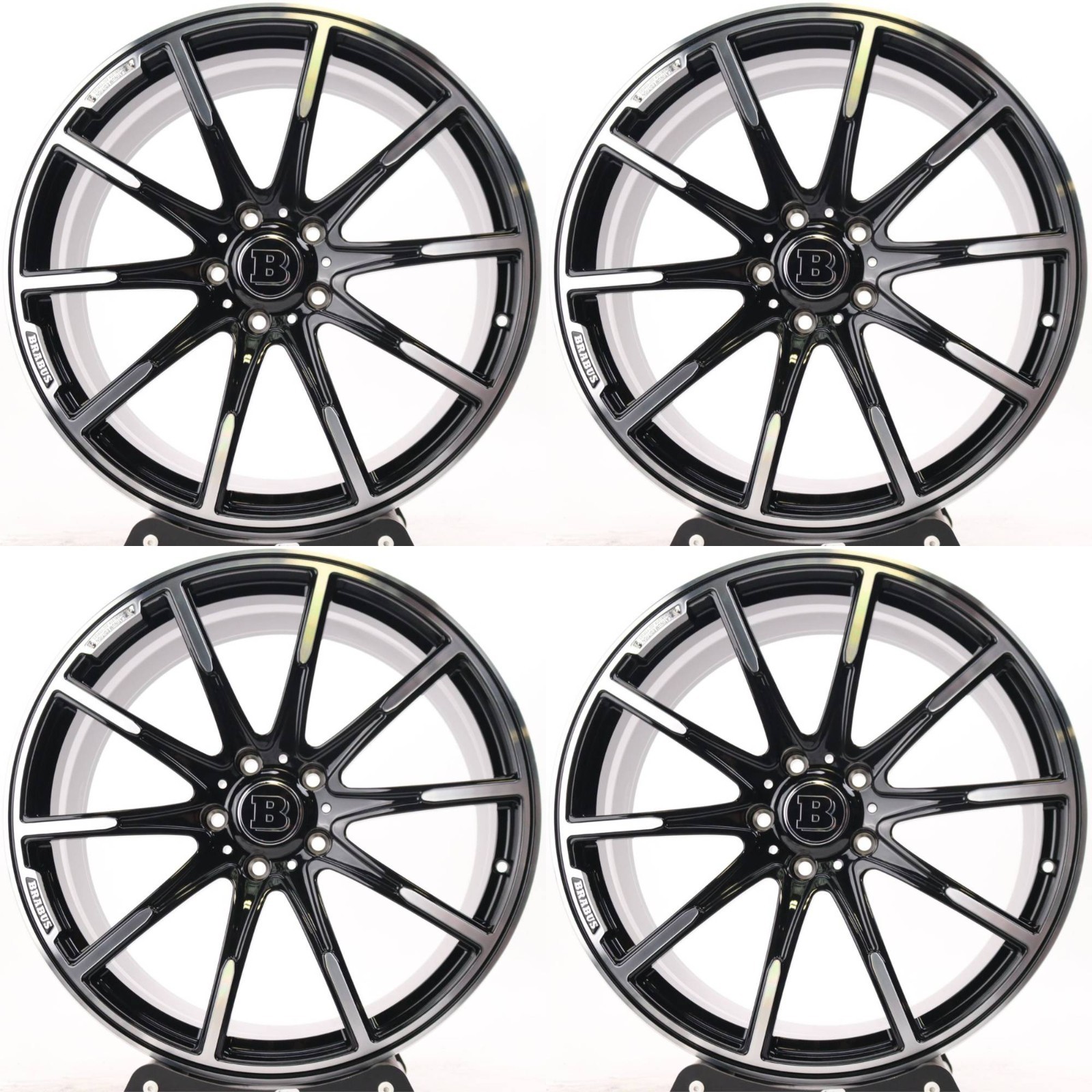 22" FORGED Mercedes-Benz BRABUS Wheels Rims Set of 4 22X10 5x130