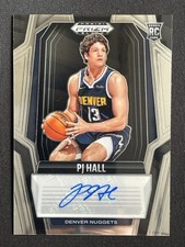 Pj Hall 2024-25 Panini Prizm Black Rookie Signatures Auto RC #RS-PJH
