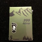 5-gram .999 Fine Silver Sasquatch Bigfoot Bar by Pan Silver Company SEALED