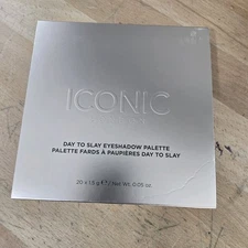 Iconic London Day To Slay Eyeshadow Palette New In Box 20 Shades $62 RV!