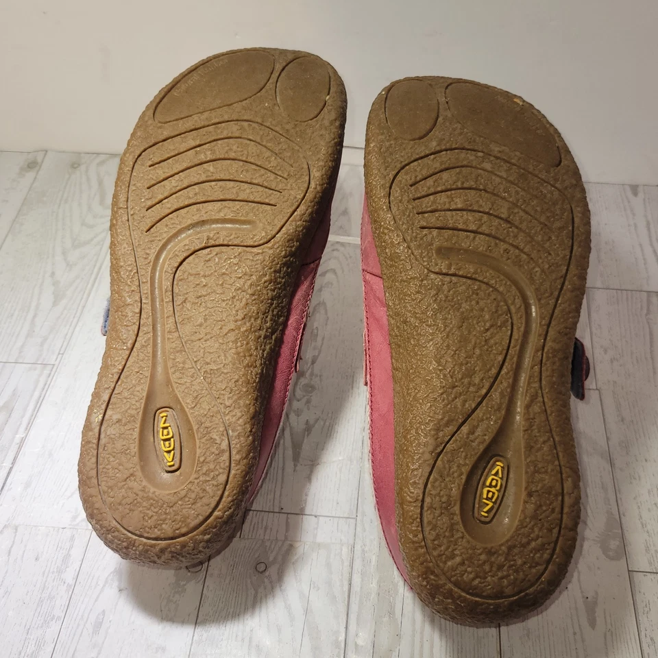 Zapatos Keen Harvest para mujer talla 10M rojos de lona sin cordones Mary Jane planos Foto 3 de 4