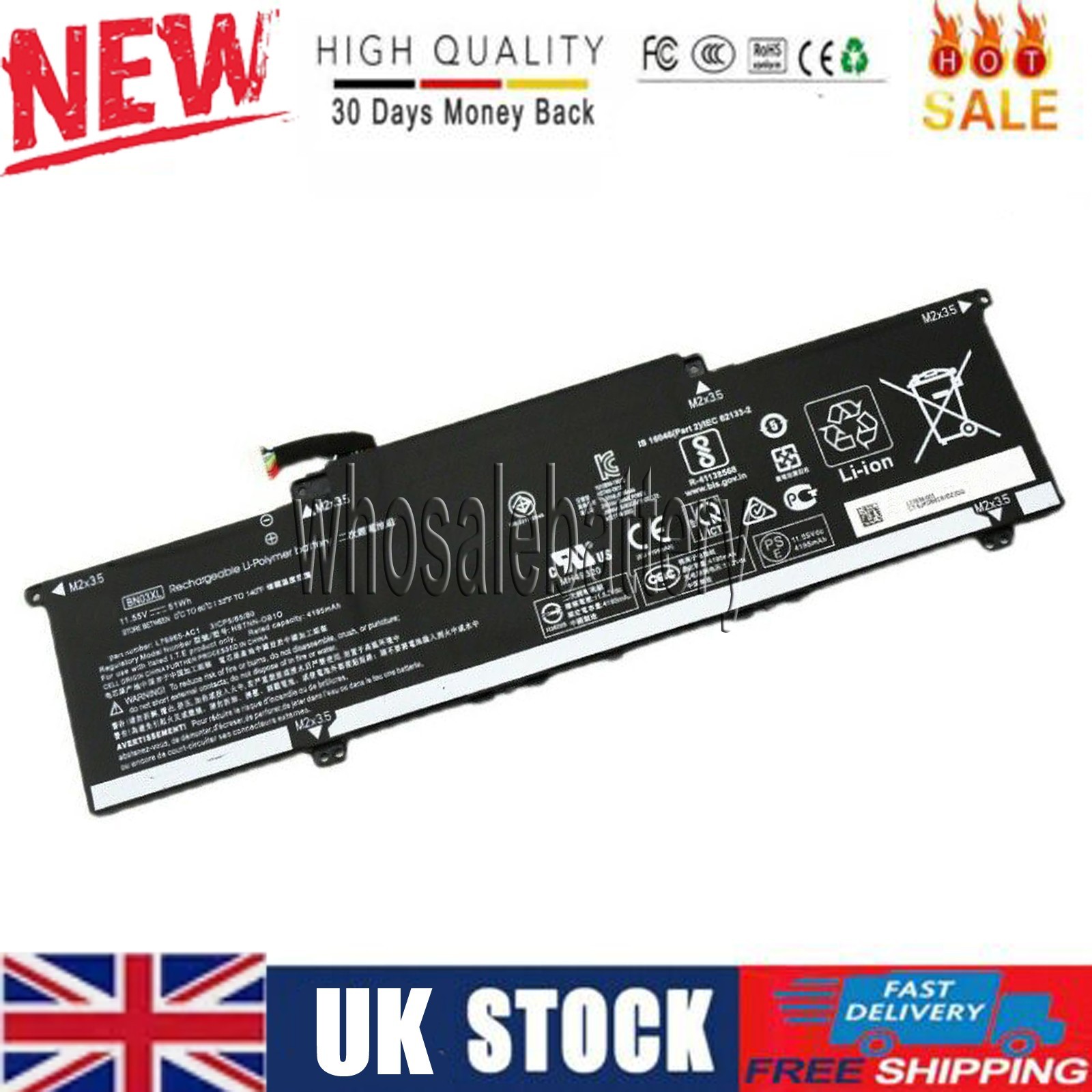 BN03XL Battery for HP Envy X360 15 2020 15-ED 15M-ED 15T-ED 15-EU 15M-EU 15-EE